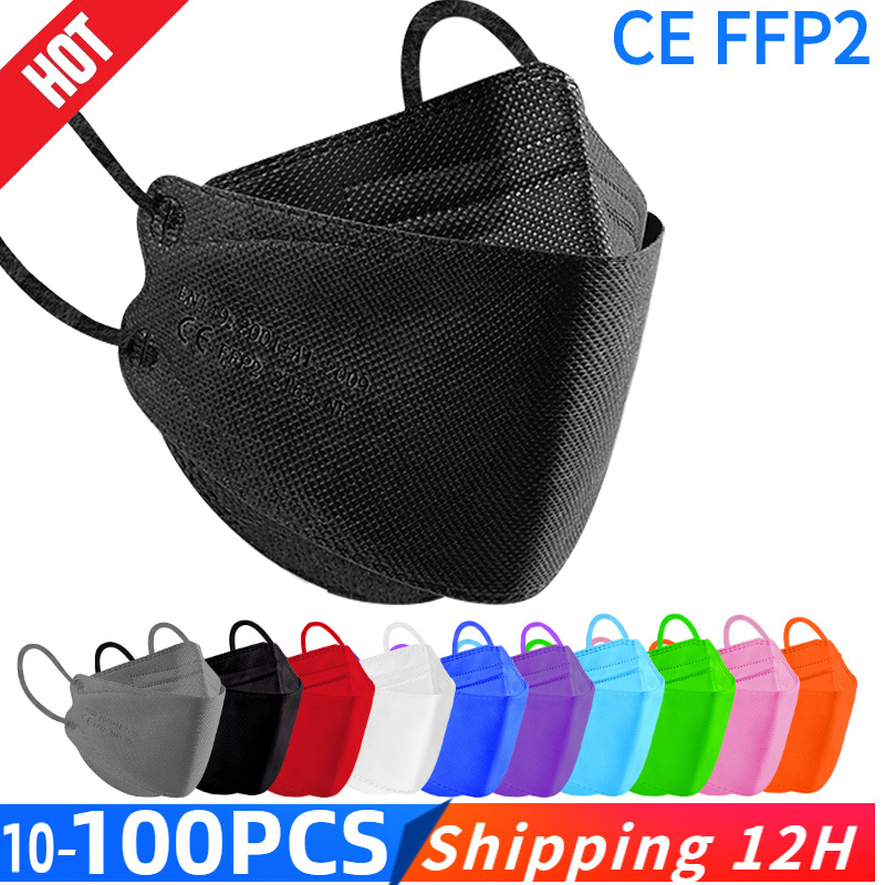 Disposable Surgical Mask - Balık Maskesi KN95 Mascarillas FPP2 Yetişkin