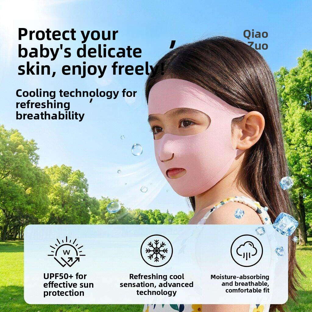 Kids Face Mask - Çocuklar için Güneş Korumalı Yüz Maskesi