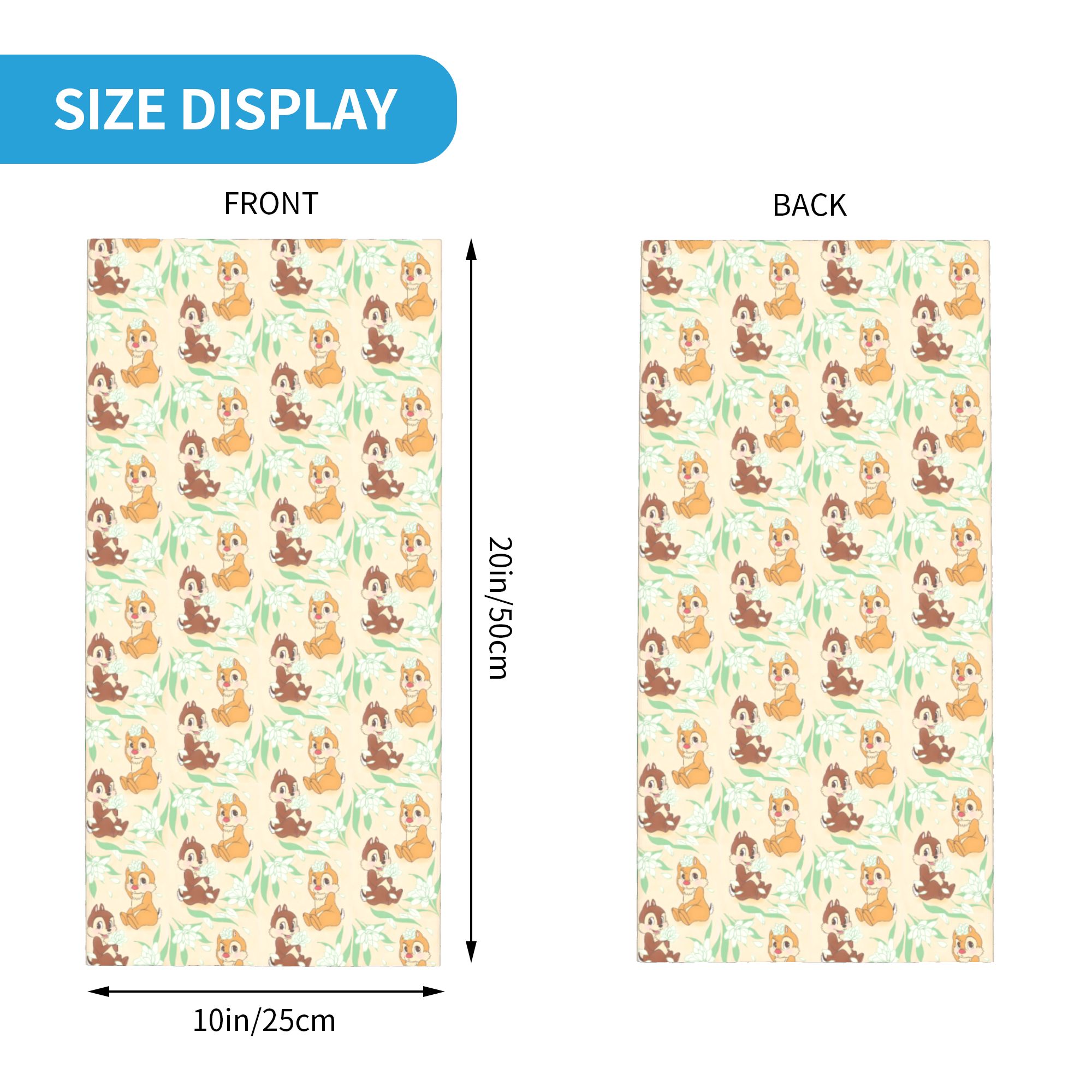 Özel Sevimli C-Chip Ve D-Dale  - Neck Gaiter Face Cover incelemesi ve fiyatı